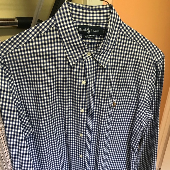 Polo Ralph Lauren Other - Gingham Blue and White Polo Button down